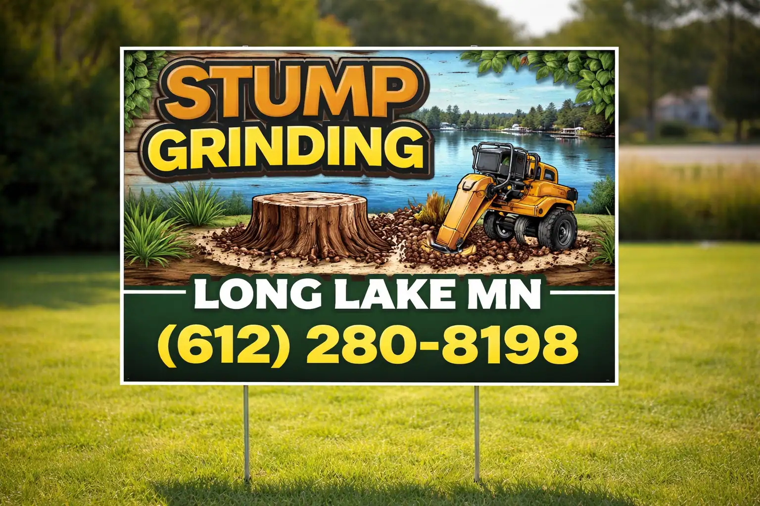 Stump Grinding in Long Lake: Clear Your Yard Hassle-Free
