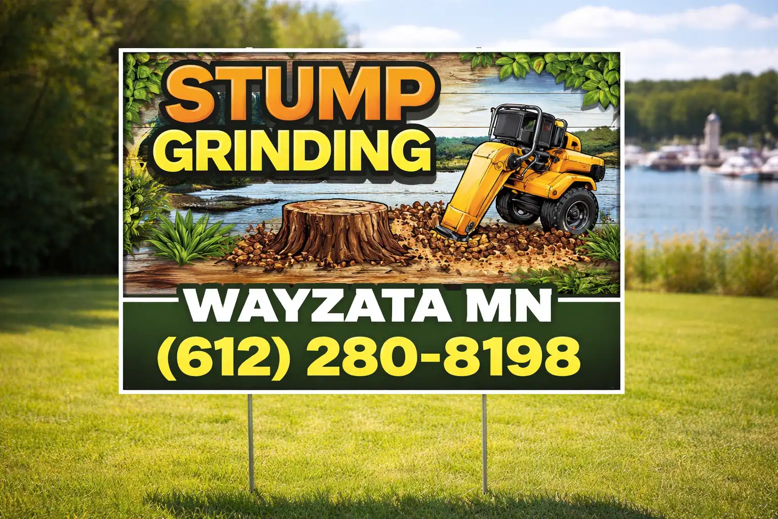 Expert Stump Grinding in Wayzata – We Come Right to Your Property